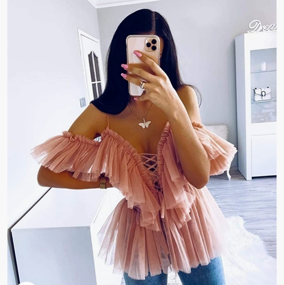 Tops - Tulle top